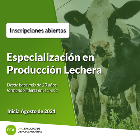 Especialización En Producción Lechera – Posgrado